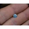 1,91 CT 8,35 mm Moissanit Moissanite Niebieski Intense BLUE