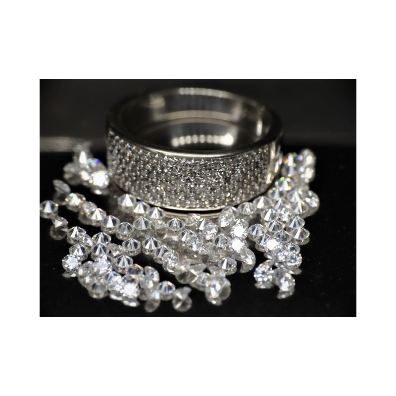 1,80 mm F-G Moissanit Moissanite Diament Brylant małe drobne
