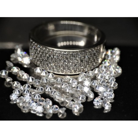 1,80 mm F-G Moissanit Moissanite Diament Brylant małe drobne