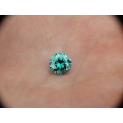 3,04 CT 9,72 mm Moissanit Zielony Excellent