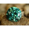 4,91 CT 11,75 mm Moissanit Zielony Excellent