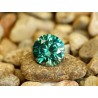 4,91 CT 11,75 mm Moissanit Zielony Excellent