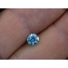 0,67 CT 5,70 mm Moissanit Moissanite Niebieski BLUE