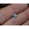 0,67 CT 5,70 mm Moissanit Moissanite Niebieski BLUE