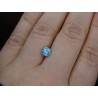 0,67 CT 5,70 mm Moissanit Moissanite Niebieski BLUE