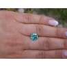 0,70 CT 5,85 mm Moissanit Moissanite Niebieski intensywnie Ciemny