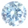 0,95 CT 6,44 mm Moissanit Moissanite Błękitny