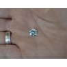 0,95 CT 6,44 mm Moissanit Moissanite Błękitny