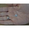 1,47 CT 7,35 mm Moissanit Moissanite Błękitny BLUE