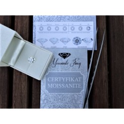 6,50 mm/F-G /1 CT Moissanit Moissanite Brylant