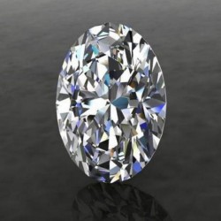6x8 mm/F-G/ Moissanit Oval