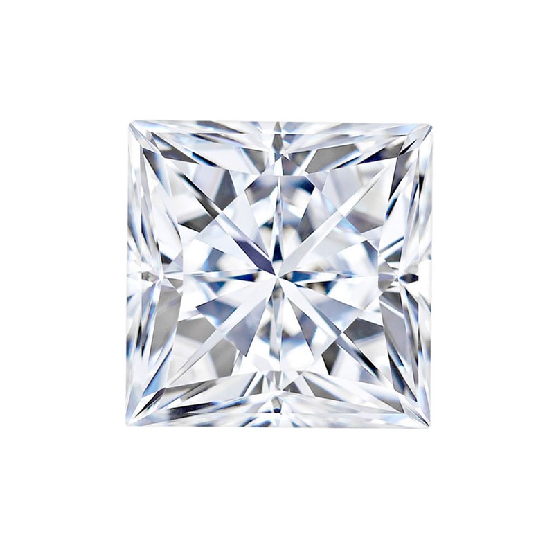 5,5x5,5 mm/F-G Moissanit Princess