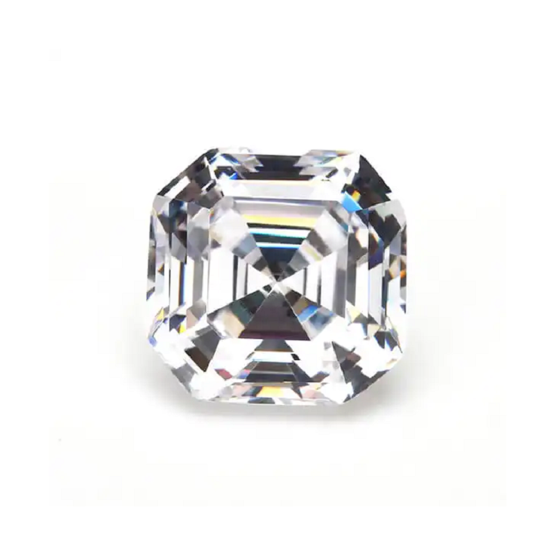 12 mm/D-E/ Moissanit ASSCHER