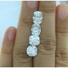 4,5 mm/F-G/1CT Moissanite CUSHION