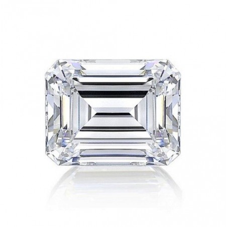 9x11 mm/D-E Moissanite Emerald
