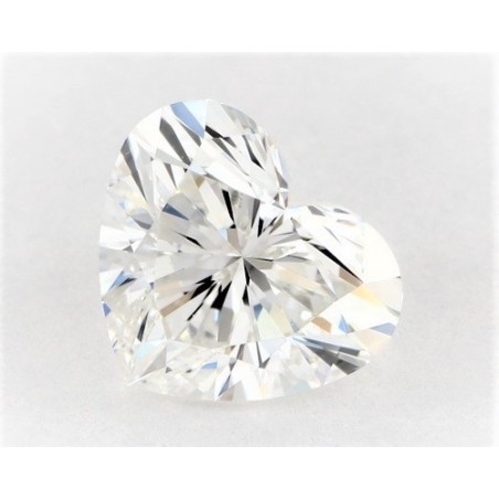 7,5 mm/D-E Moissanit Heart