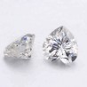 10 mm/F-G Moissanit Heart
