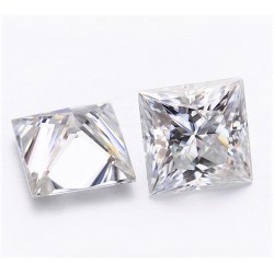 2 mm/D-E/1 CT Moissanite Princess