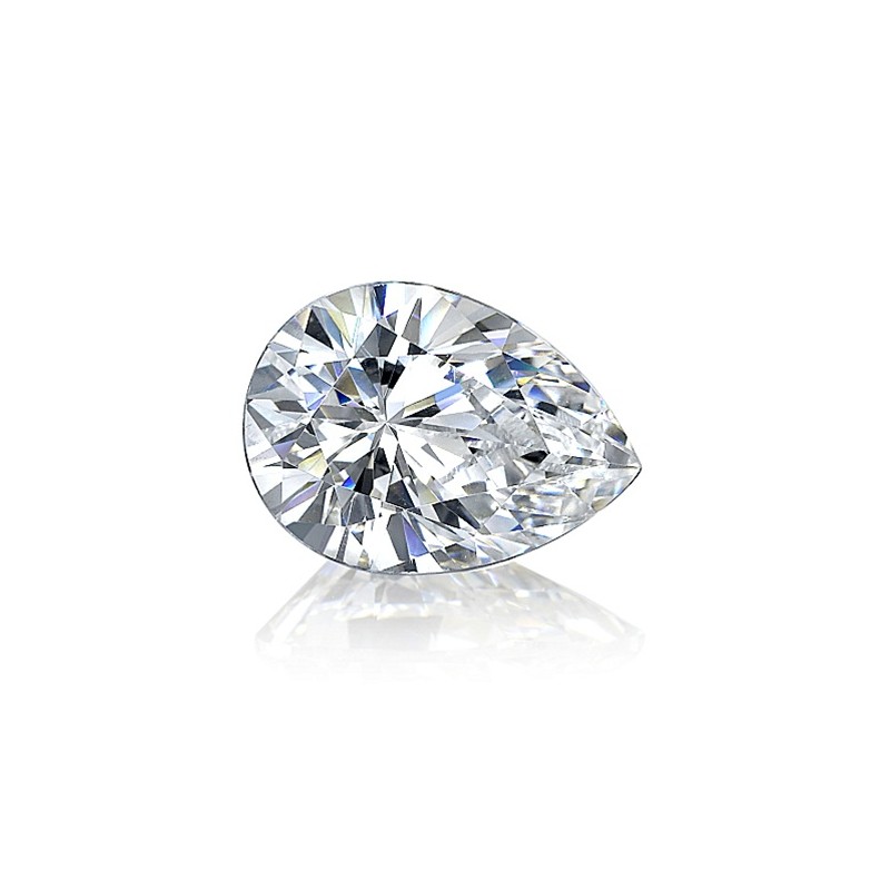 8x12 mm/D-E Moissanite PEAR