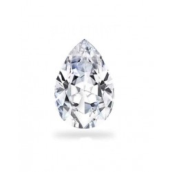 8x12 mm/D-E Moissanit PEAR