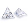 6,5 mm/D-E Moissanite Triangle