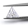 6,5 mm/D-E Moissanite Triangle