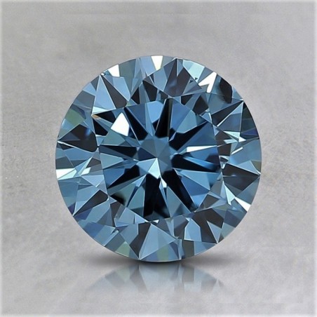 1 CT/6,50mm Moissanit Granatowy