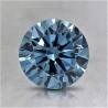 1 CT/6,50mm Moissanit Granatowy