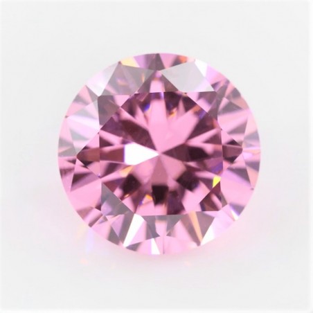1 CT/6,5 mm Moissanite Pink