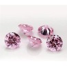 1 CT/6,5 mm Moissanite Pink