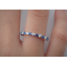 0,2 CT/4 mm Moissanite SAPPHIRE