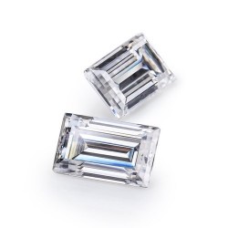 4x8 mm/F-G/1CT Moissanit Baguette