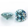 0,6 CT/5.5 mm Moissanit Niebieski
